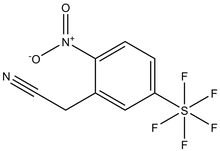 (2-Nitro-5-(pentafluorosulfanyl)phenyl)acetonitrile 