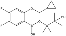 2-Cyclopropylmethoxy-4,5-difluorophenylboronic acid pinacol ester 