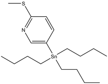 2-Methylthio-5-(tributylstannyl)pyridine 