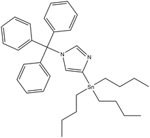 4-(Tributylstannyl)-1-tritylimidazole 