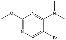 5-Bromo-4-N,N-dimethylamino-2-methoxypyrimidine 