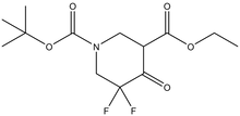 1-tert-Butyl 3-ethyl 5,5-difluoro-4-oxopiperidine-1,3-dicarboxylate 500mg