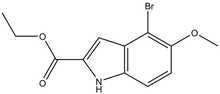 Ethyl 4-Bromo-5-methoxy-1H-indole-2-carboxylate 250mg