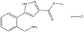 Methyl 5-(2-(aminomethyl)phenyl)-1H-pyrazole-3-carboxylate hydrochloride 1g