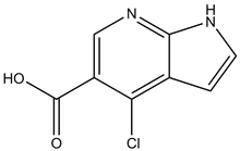 4-Chloro-1H-pyrrolo[2,3-b]pyridine-5-carboxylic acid 250mg
