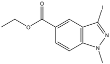 3-Iodo-1-methyl-1H-indazole-5-carboxylic acid ethyl ester 1g