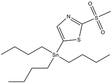 2-(Methylsulfonyl)-5-(tributylstannyl)thiazole 500mg
