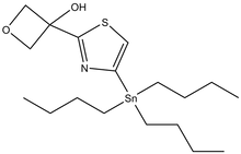 3-(4-(Tributylstannyl)thiazol-2-yl)oxetan-3-ol 