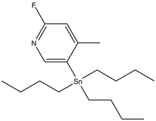 2-Fluoro-4-methyl-5-(tributylstannyl)pyridine