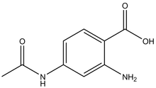 4-Acetylamino-2-amino-benzoic acid 