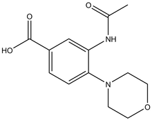 3-Acetylamino-4-morpholin-4-yl-benzoic acid 