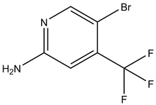2-Amino-5-bromo-4-(trifluoromethyl)pyridine, 500mg