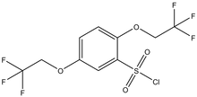 2,5-Bis(2,2,2-trifluoroethoxy)benzenesulfonyl chloride 