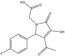 [3-Acetyl-2-(4-fluoro-phenyl)-4-hydroxy-5-oxo-2,5-dihydro-pyrrol-1-yl]-acetic acid
