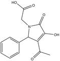 (3-Acetyl-4-hydroxy-5-oxo-2-phenyl-2,5-dihydro-pyrrol-1-yl)acetic acid 