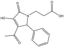 3-(3-Acetyl-4-hydroxy-5-oxo-2-phenyl-2,5-dihydro-pyrrol-1-yl)-propionic acid