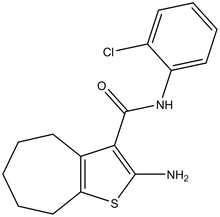 2-Amino-N-(2-chlorophenyl)-5,6,7,8-tetrahydro-4H-cyclohepta[b]thiophene-3-carboxamide