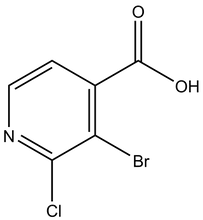 3-Bromo-2-chloropyridine-4-carboxylic acid