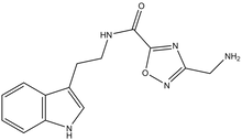 3-(Aminomethyl)-N-[2-(1H-indol-3-yl)ethyl]-1,2,4-oxadiazole-5-carboxamide