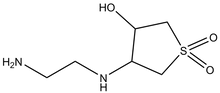 4-(2-Aminoethylamino)-1,1-dioxotetrahydro-1lambda-*6*-thiophen-3-ol