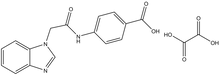 4-(2-Benzoimidazol-1-yl-acetylamino)-benzoic acid oxalate