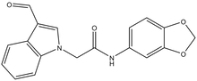 N-Benzo[1,3]dioxol-5-yl-2-(3-formyl-indol-1-yl)-acetamide