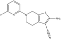 2-Amino-6-(6-fluoro-2-pyridinyl)-4,5,6,7-tetrahydrothieno[2,3-c]pyridine-3-carbonitrile