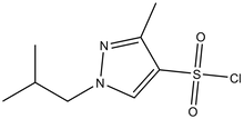 1-Isobutyl-3-methyl-1H-pyrazole-4-sulfonyl chloride