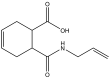 6-Allylcarbamoyl-cyclohex-3-enecarboxylic acid 500mg