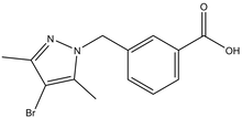 3-[(4-Bromo-3,5-dimethyl-1H-pyrazol-1-yl)methyl]-benzoic acid 500mg