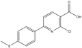 2-Chloro-6-[4-(methylsulfanyl)phenyl]-nicotinic acid 500mg