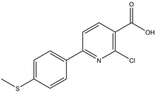 2-Chloro-6-[4-(methylsulfanyl)phenyl]-nicotinic acid 500mg
