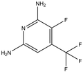 2,6-Diamino-3-fluoro-4-(trifluoromethyl)pyridine 250mg