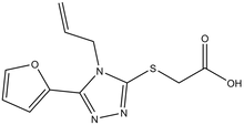 (4-Allyl-5-furan-2-yl-4H-[1,2,4]triazol-3-ylsulfanyl)-acetic acid 500mg