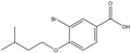 3-Bromo-4-(isopentyloxy)benzoic acid, 500mg