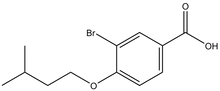 3-Bromo-4-(isopentyloxy)benzoic acid, 500mg