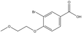 3-Bromo-4-(2-methoxyethoxy)benzoic acid 500mg