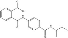 2-({4-[(sec-Butylamino)carbonyl]anilino}carbonyl)-benzoic acid 500mg