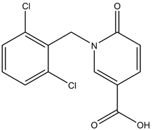 1-(2,6-Dichlorobenzyl)-6-oxo-1,6-dihydro-3-pyridinecarboxylic acid, 500mg