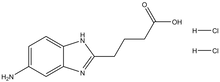4-(5-Amino-1H-benzoimidazol-2-yl)-butyric acid dihydrochloride 500mg