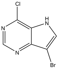 7-Bromo-4-chloro-5H-pyrrolo[3,2-d]pyrimidine 250mg