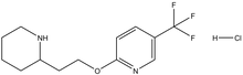 2-[2-(2-Piperidinyl)ethoxy]-5-(trifluoromethyl)-pyridine hydrochloride, 500mg