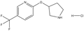 2-(3-Pyrrolidinyloxy)-5-(trifluoromethyl)pyridine hydrochloride 500mg