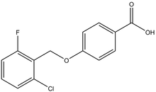 4-[(2-Chloro-6-fluorobenzyl)oxy]benzoic acid 500mg