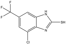 4-Chloro-2-mercapto-6-(trifluoromethyl)-benzimidazole, 500mg