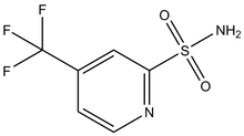 4-(Trifluoromethyl)pyridine-2-sulfonic acid amide 500mg