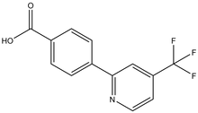 4-(4-Trifluoromethyl-pyridin-2-yl)-benzoic acid 1g