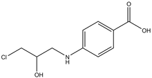 4-(3-Chloro-2-hydroxypropylamino)benzoic acid 500mg