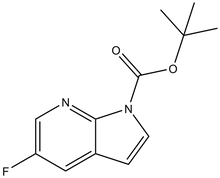 5-Fluoro-pyrrolo[2,3-b]pyridine-1-carboxylic acid tert-butyl ester 100mg