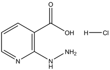2-Hydrazino-nicotinic acid hydrochloride 500mg